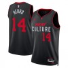 Camiseta Hombre Miami Heat Tyler Herro 14 2023-24 Nike City Edition Negro Swingman